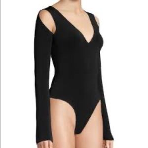 BCBGMAXAZRIA Hilda Cut-Out Bodysuit- M NWT